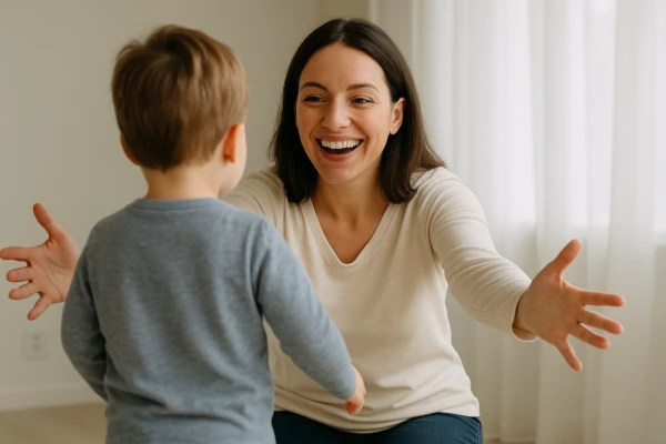 Il Genitore Affettivo è colui che si prende cura del bimbo, riconoscendolo, dandogli voce e trattandolo con affetto Una mamma accoglie il bimbo a braccia aperte e gli sorride. Il Genitore Affettivo è colui che si prende cura del bimbo, riconoscendolo, dandogli voce e trattandolo con affetto