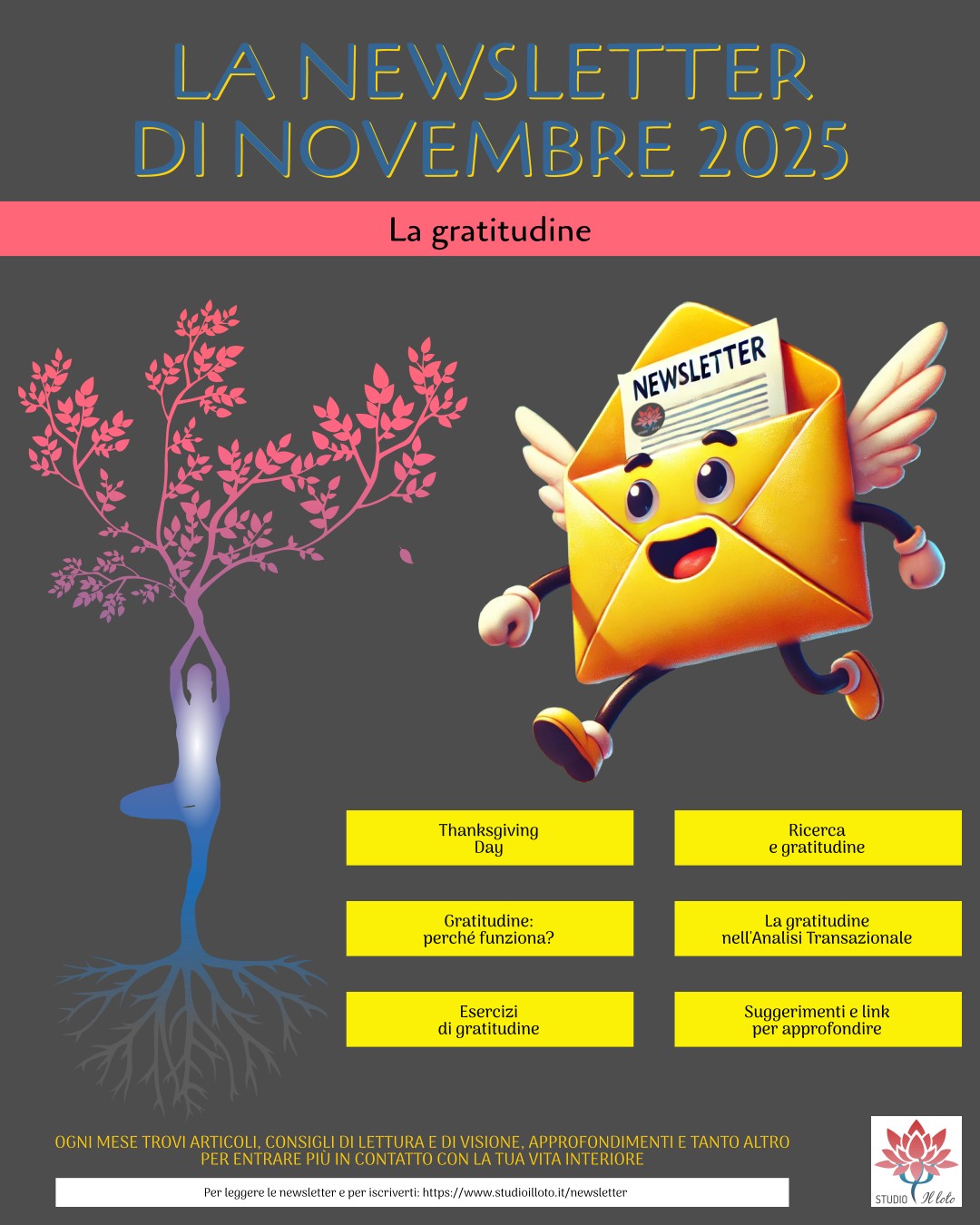La newsletter di novembre 2025 di Studio Il loto
