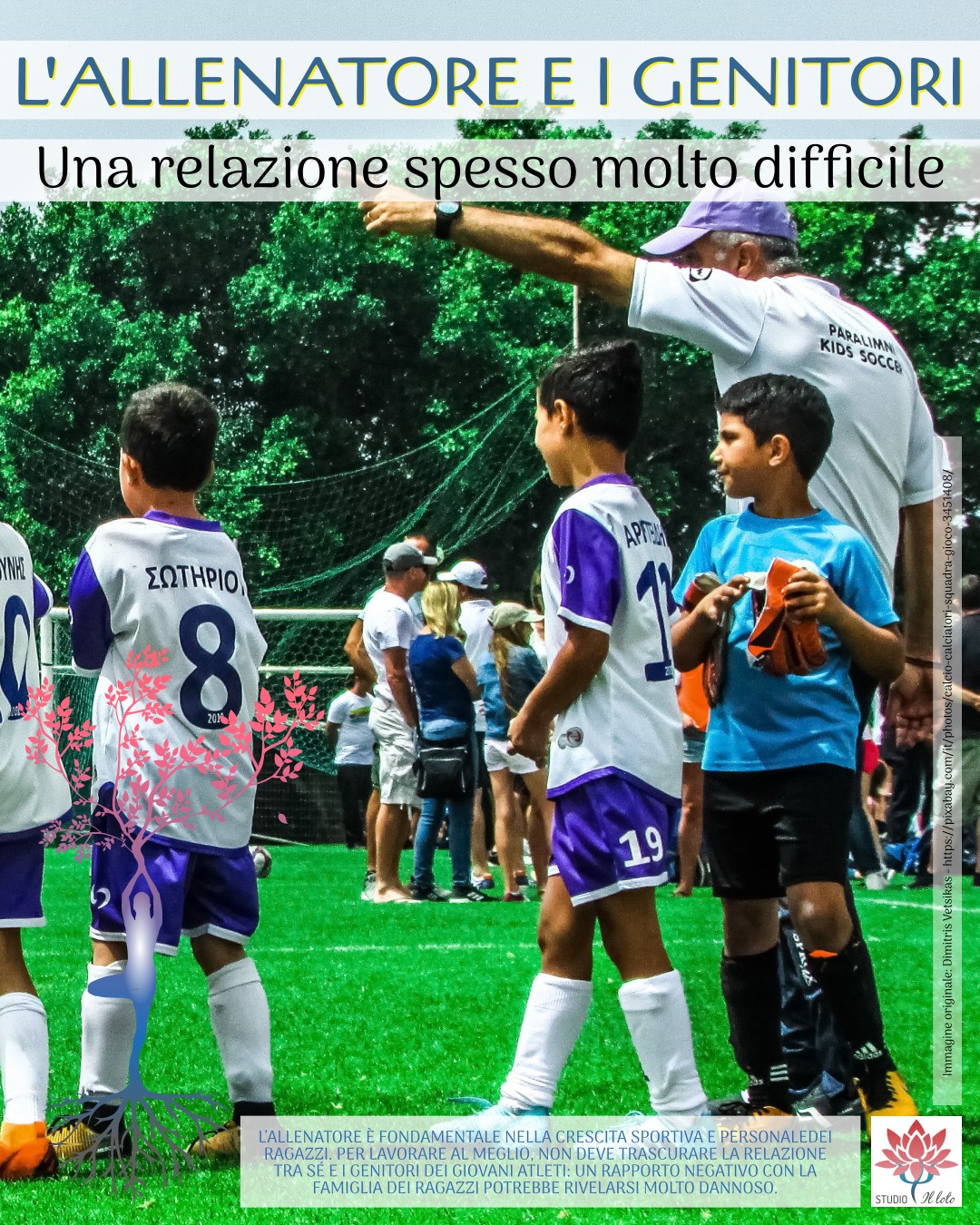 Non è solo sport: è una relazione di crescita Allenatore e i ragazzini di una squadra di calcio. Non è solo sport: è una relazione di crescita