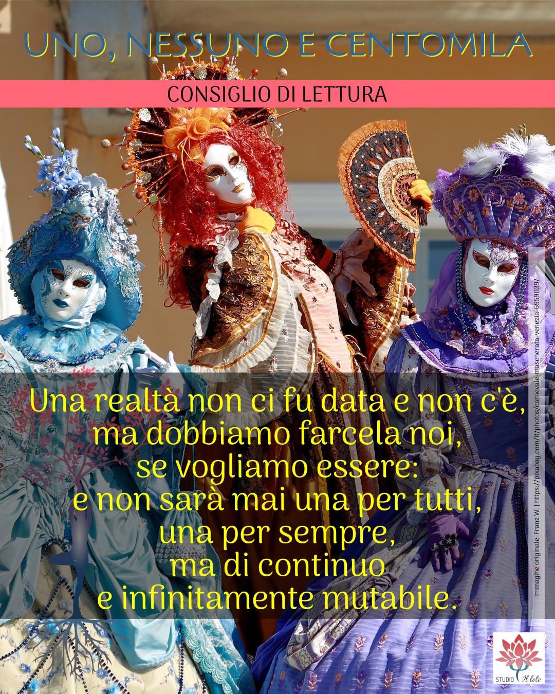 Portiamo una maschera: la scegliamo noi o la impongono gli altri? Uomini e donne mascherati al carnevale di Venezia. Portiamo una maschera: la scegliamo noi o la impongono gli altri?
