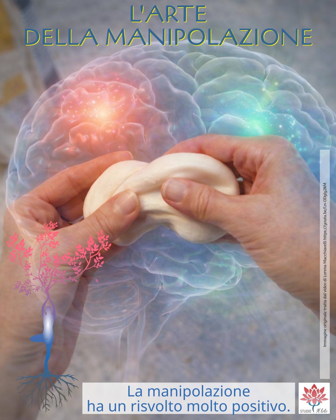 Mani che modellano una pasta morbida. Ciò ha influenza sul cervello Mani che modellano una pasta morbida