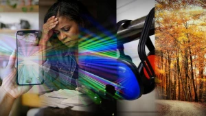 Sovraccarico sensoriale tra notifiche, stress, luci intense e bisogno di silenzio.