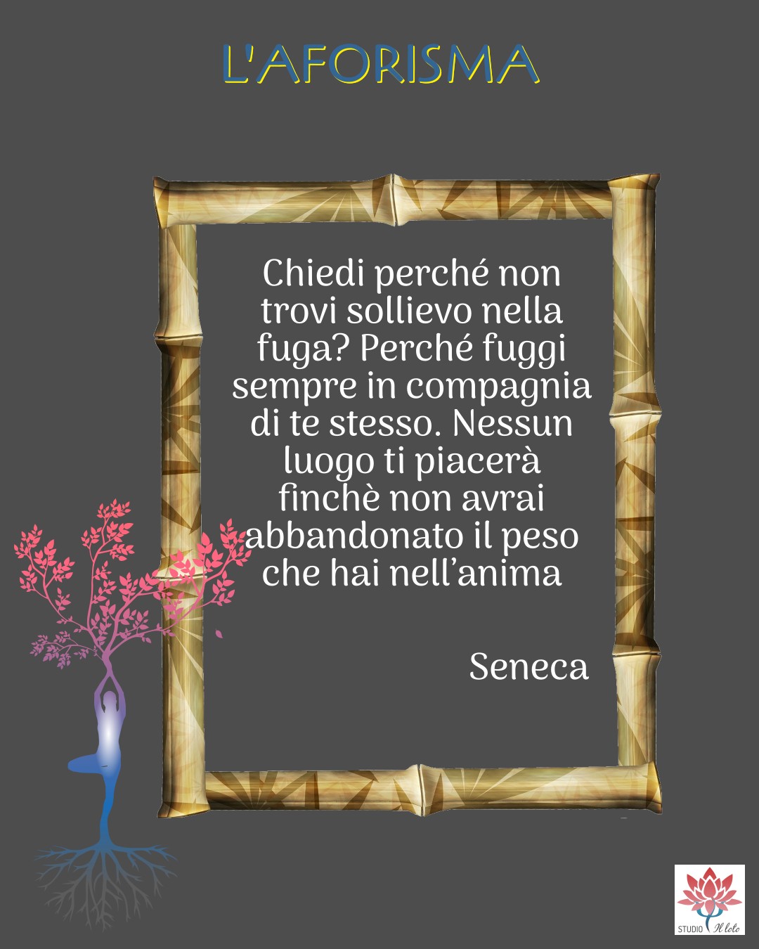 L'aforisma del mese L'aforisma del mese